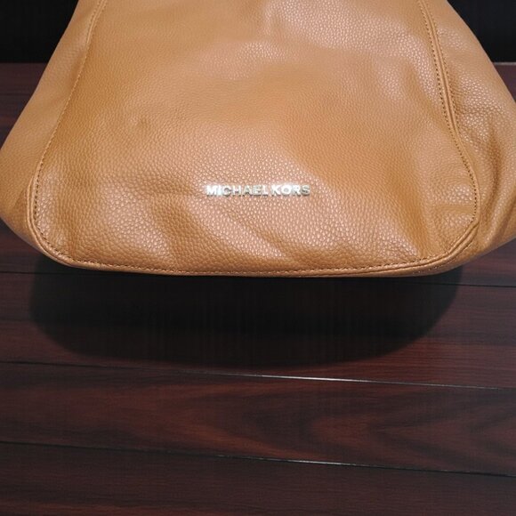 Michael Kors Convertible Crossbody Handbag – Tan Pebbled Vegan Leather - Picture 11 of 11